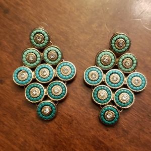 Shades of Green earrings